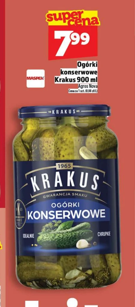 Консервовані огірки Krakus