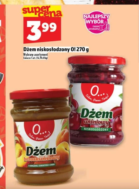 Dżem niskosłodzony O...