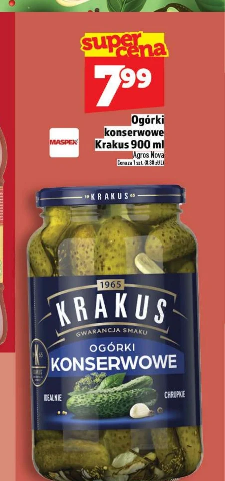 Ogórki konserwowe Krakus