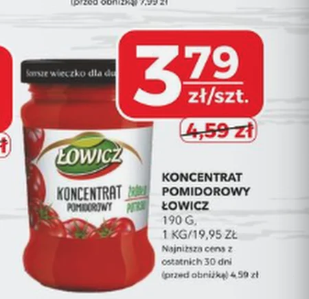Koncentrat pomidorowy Łowicz