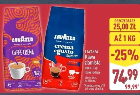Kawa ziarnista Lavazza