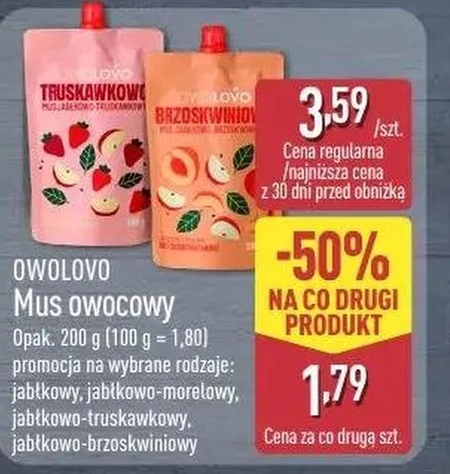 Mus owocowy Owolovo