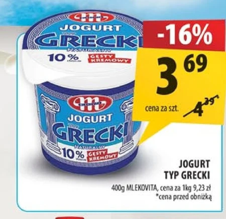 Jogurt grecki Mlekovita