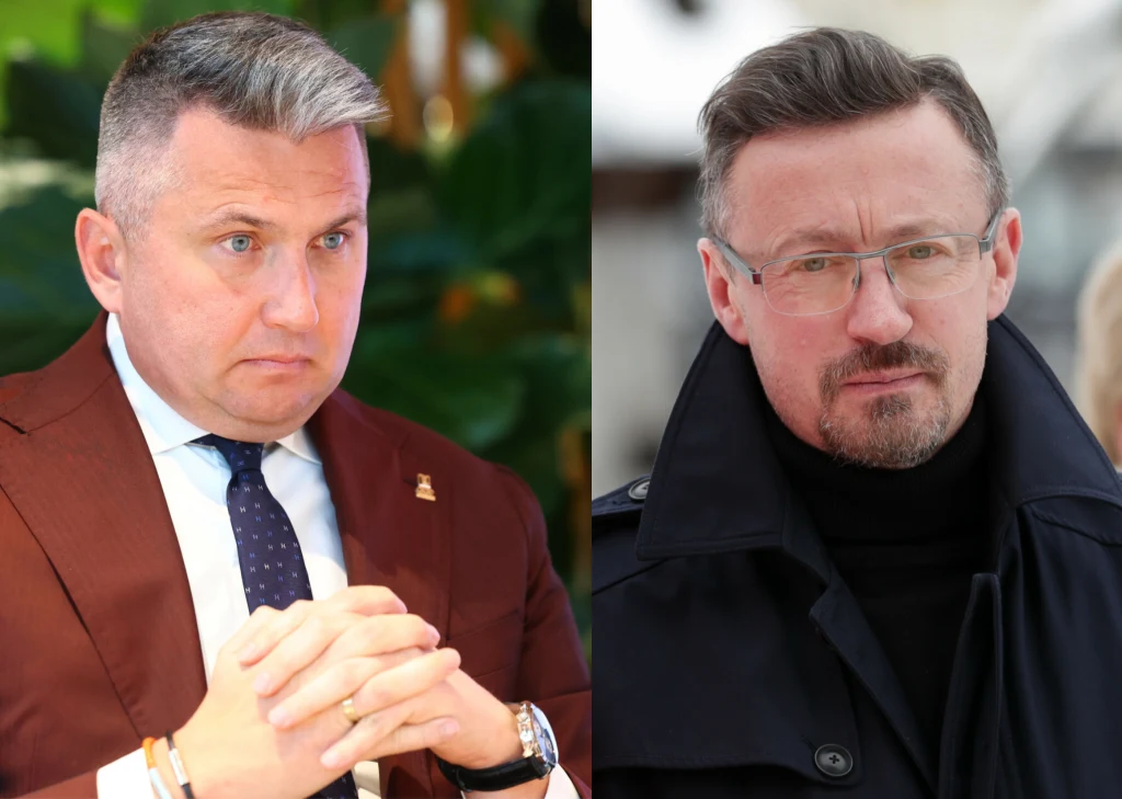 Na zdjęciu prezes PKOl-u Radosław Piesiewicz oraz prezes PZN Adam Małysz Na zdjęciu prezes PKOl-u Radosław Piesiewicz oraz prezes PZN Adam Małysz