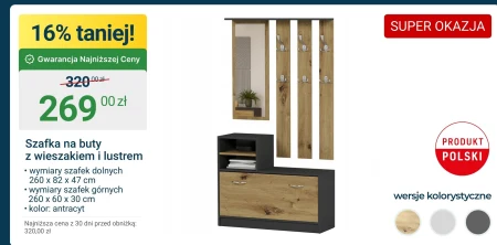 Szafka z lustrem Polski