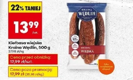 Kiełbasa wiejska Kraina Wędlin