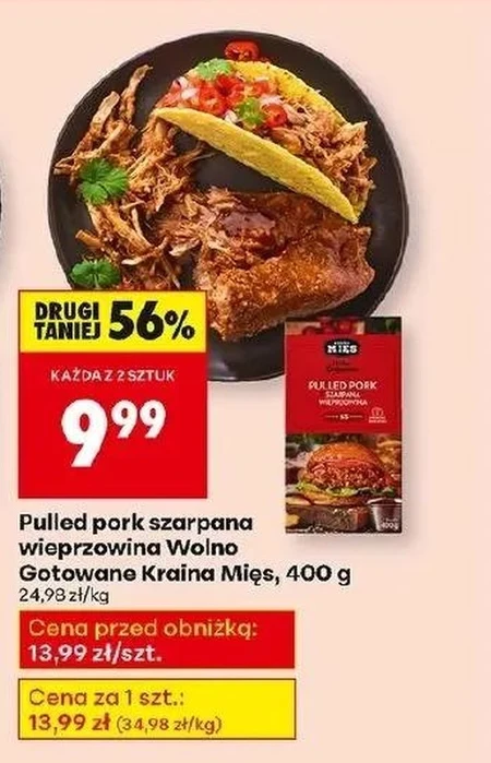 Szarpana wieprzowina Wolno Gotowane
