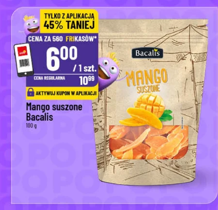 Suszone mango Bacalis