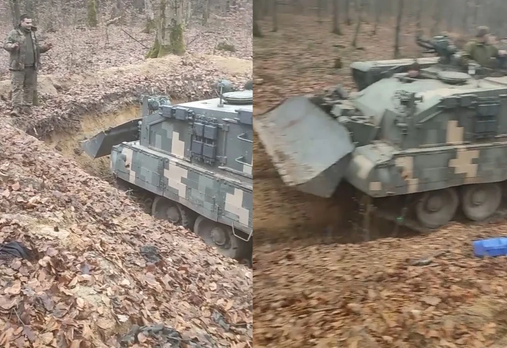 Ukraina ma tylko jeden! BREM-84 Atlet uchwycony na filmie