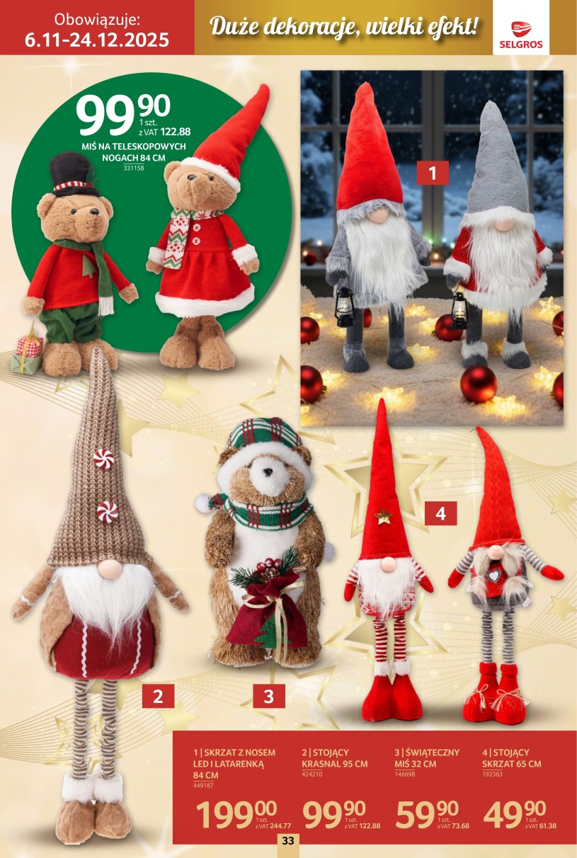 Gazetka: Boże Narodzenie w Selgros - strona 33