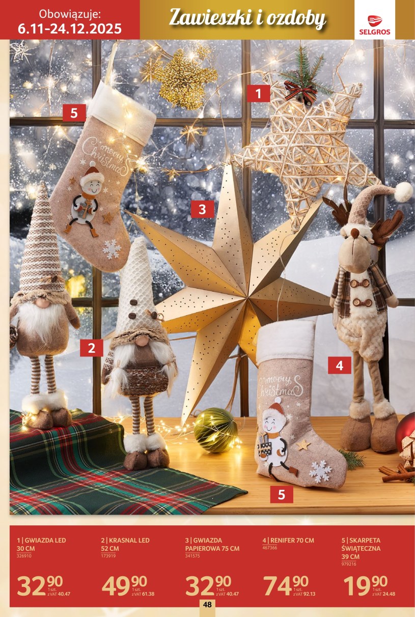Gazetka: Boże Narodzenie w Selgros - strona 48