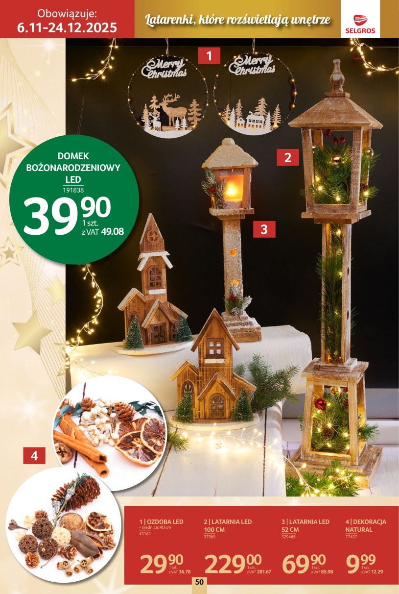 Gazetka: Boże Narodzenie w Selgros - strona 50