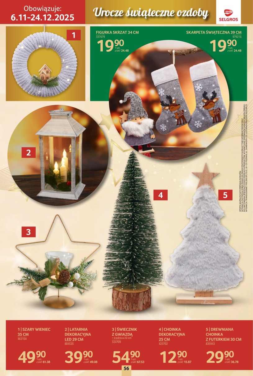 Gazetka: Boże Narodzenie w Selgros - strona 56