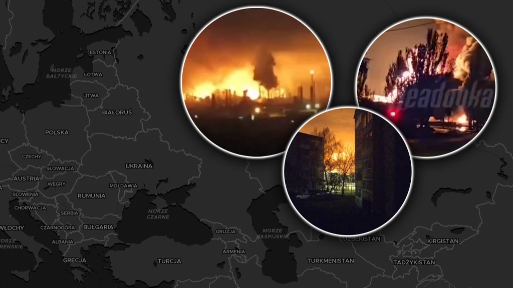 Wybuchy w Rosji. Ukraińcy zaatakowali fabryki i magazyny broni Wybuchy w Rosji. Ukraińcy zaatakowali fabryki i magazyny broni