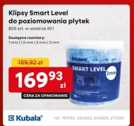 Klipsy do płytek ceramicznych Kubala