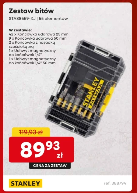 Zestaw bitów Stanley
