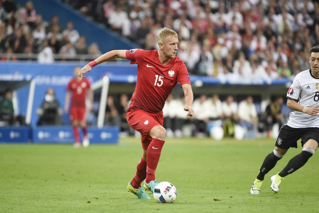 Kamil Glik w meczu Polska - Niemcy na Euro 2016 Kamil Glik w meczu Polska - Niemcy na Euro 2016