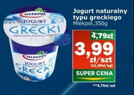 Jogurt typu greckiego Mlekpol
