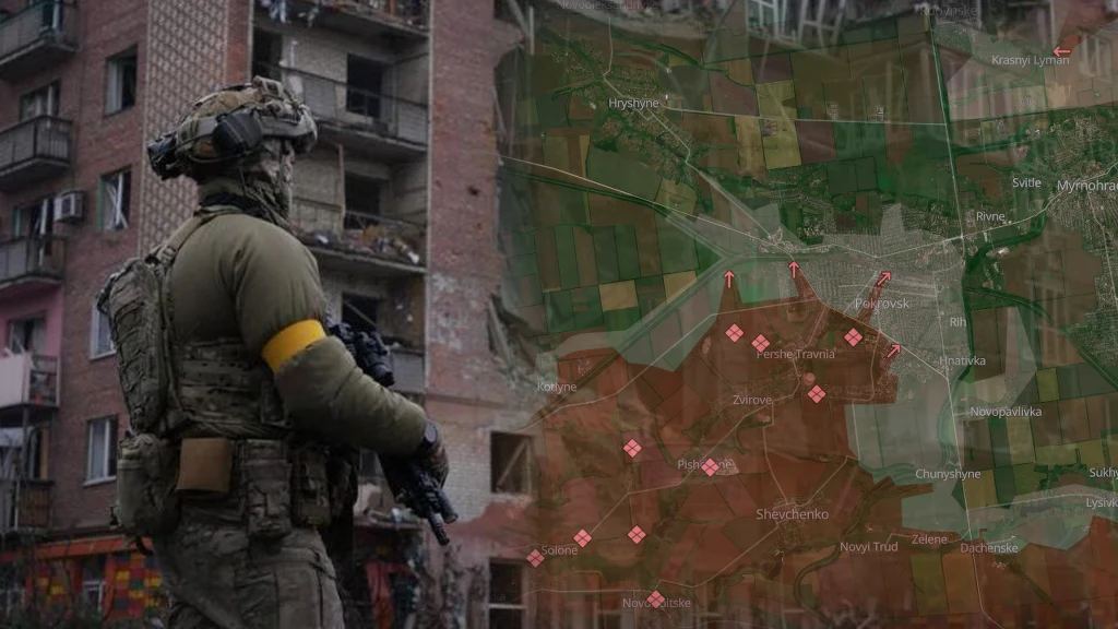 Trudna sytuacja Ukraińców broniących Pokrowska w Donbasie