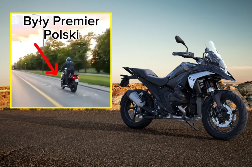 Były premier Polski jeździ na motocyklu. Wybrał model niemieckiego producenta. / Fot. VibeBiker