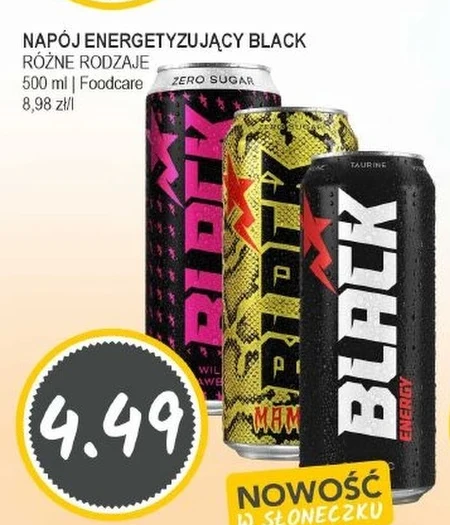 Napój energetyczny Black