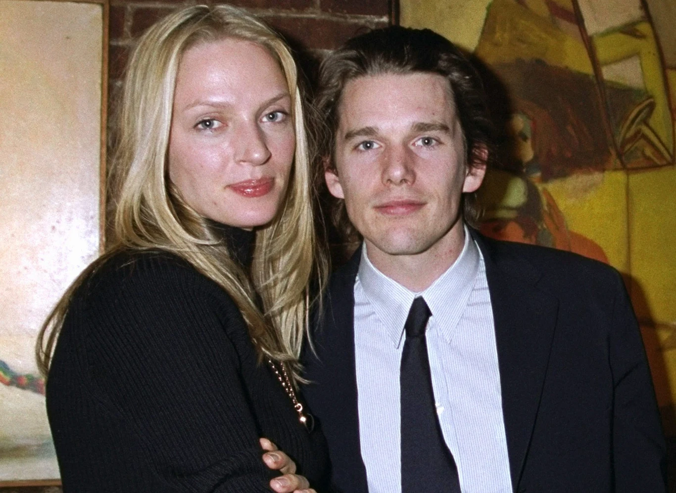 Uma Thurman i Ethan Hawke w roku 2000