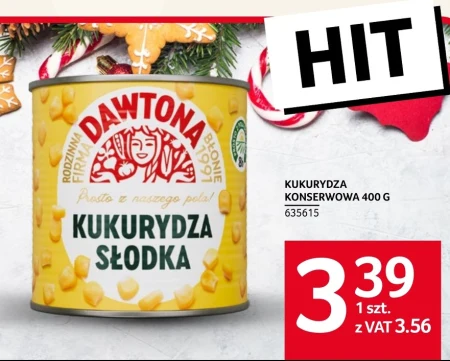 Консервована кукурудза Dawtona
