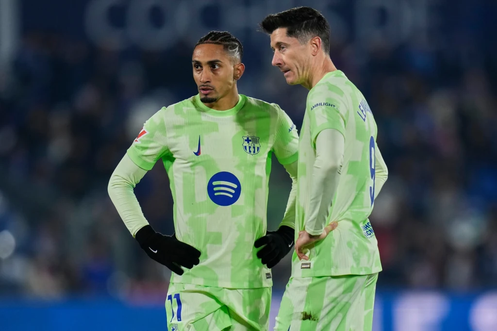 Raphinha i Robert Lewandowski