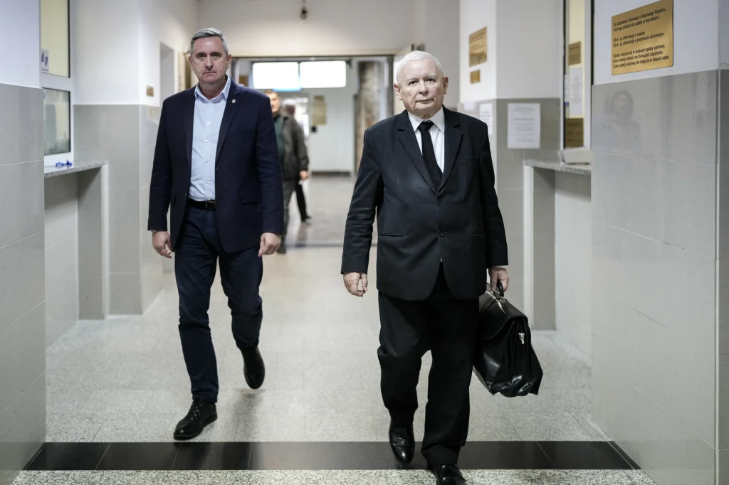 Jarosław Kaczyński w sądzie Jarosław Kaczyński w sądzie