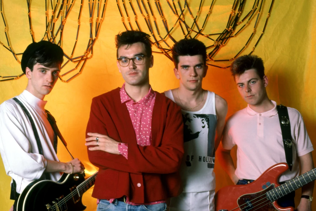 Johnny Marr, Morrissey, Mike Joyce oraz Andy Rourke z The Smiths Johnny Marr, Morrissey, Mike Joyce oraz Andy Rourke z The Smiths