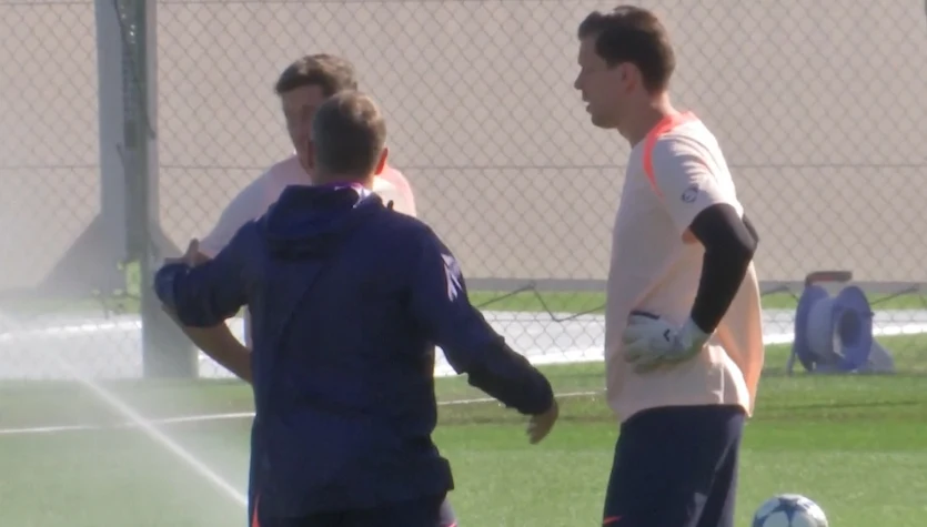 Trening Barcelony przed wyjazdowym meczem z Club Brugge w Lidze Mistrzów