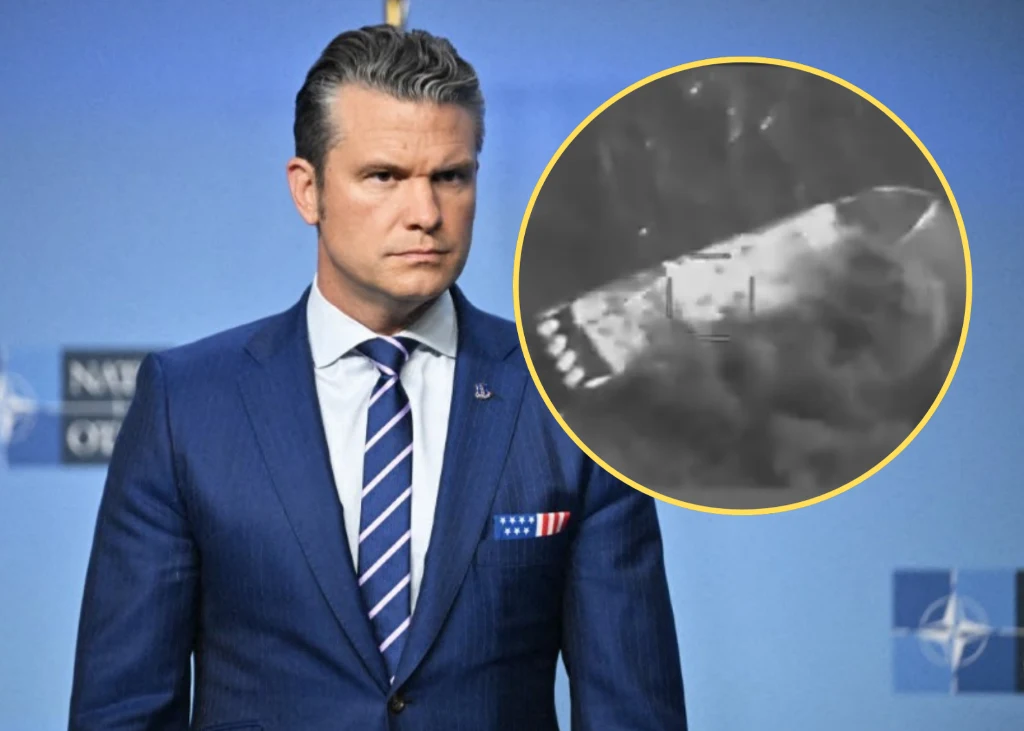 Atak Amerykanów na Pacyfiku. Celem statek przemytniczy. Pete Hegseth opublikował nagranie Atak Amerykanów na Pacyfiku. Celem statek przemytniczy. Pete Hegseth opublikował nagranie