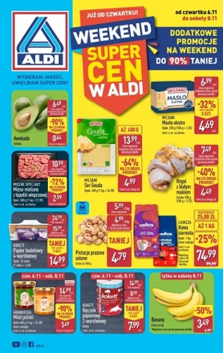 Gazetka promocyjna Aldi, ważna od 06.11.2025 do 08.11.2025.