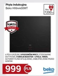 Індукційна варильна поверхня Beko