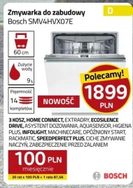 Zmywarka do zabudowy Bosch