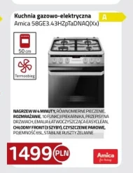 Kuchenka gazowo-elektryczna Amica