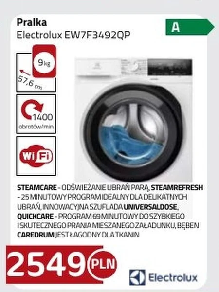 Pralka Electrolux