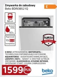 Zmywarka do zabudowy Beko