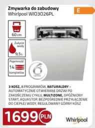 Zmywarka do zabudowy Whirlpool