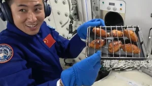 Chrupiące skrzydełka w kosmosie. Chiny zapisują się w historii