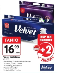 Туалетний папір Velvet