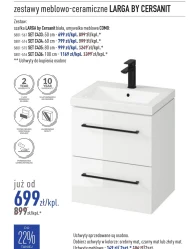 Szafka z umywalką Cersanit