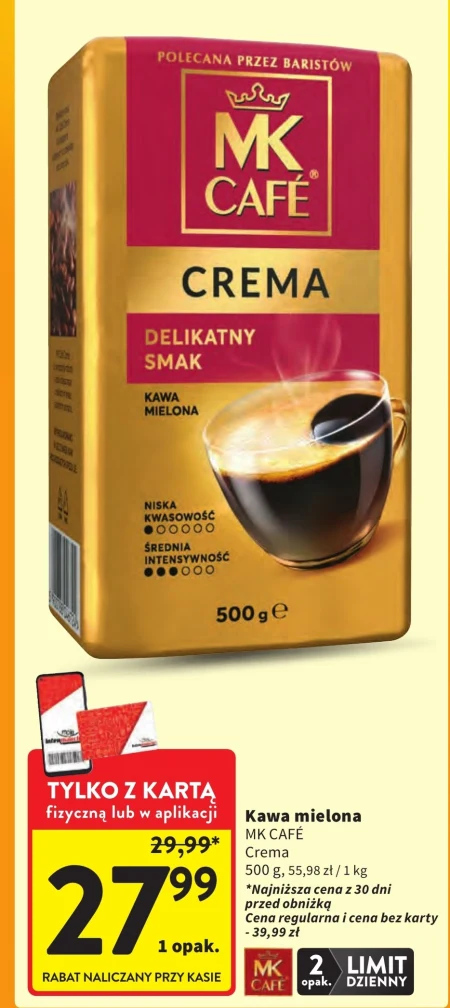 Kawa mielona MK Cafe