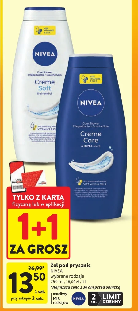 Żel pod prysznic Nivea