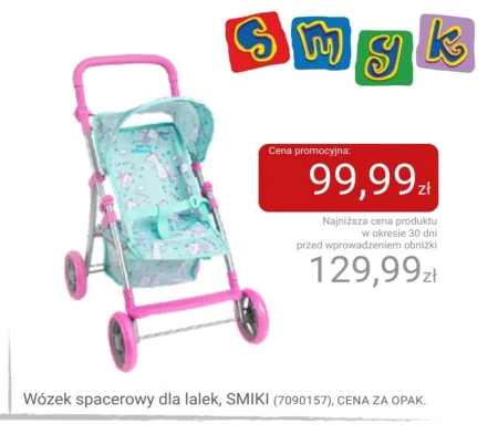 Wózek dla lalek Smiki
