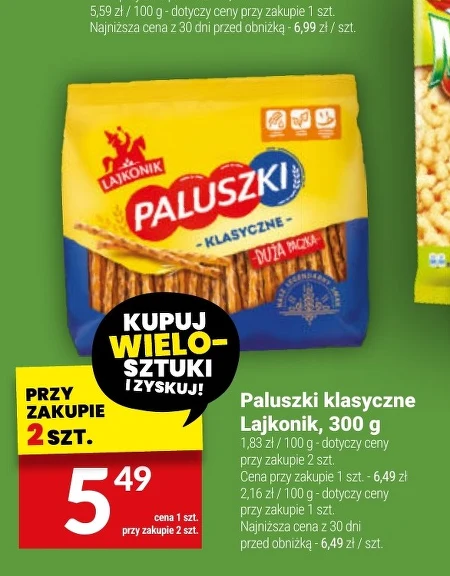 Paluszki Lajkonik