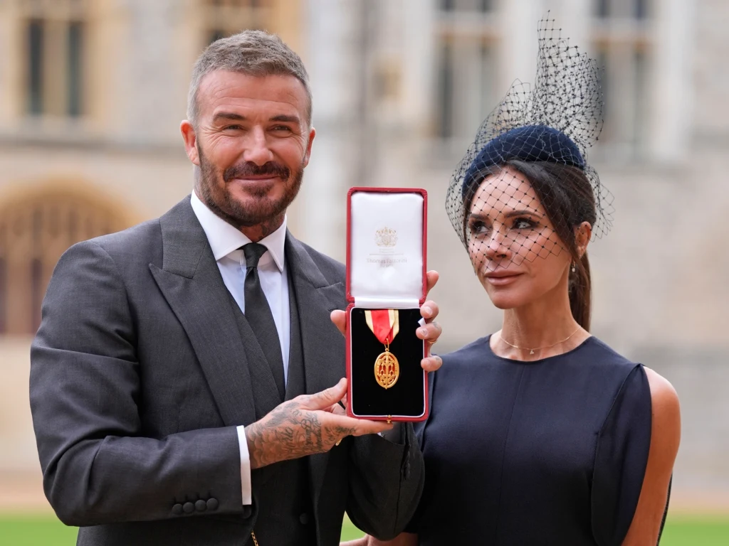 David Beckham został odznaczony tytułem szlacheckim David Beckham został odznaczony tytułem szlacheckim