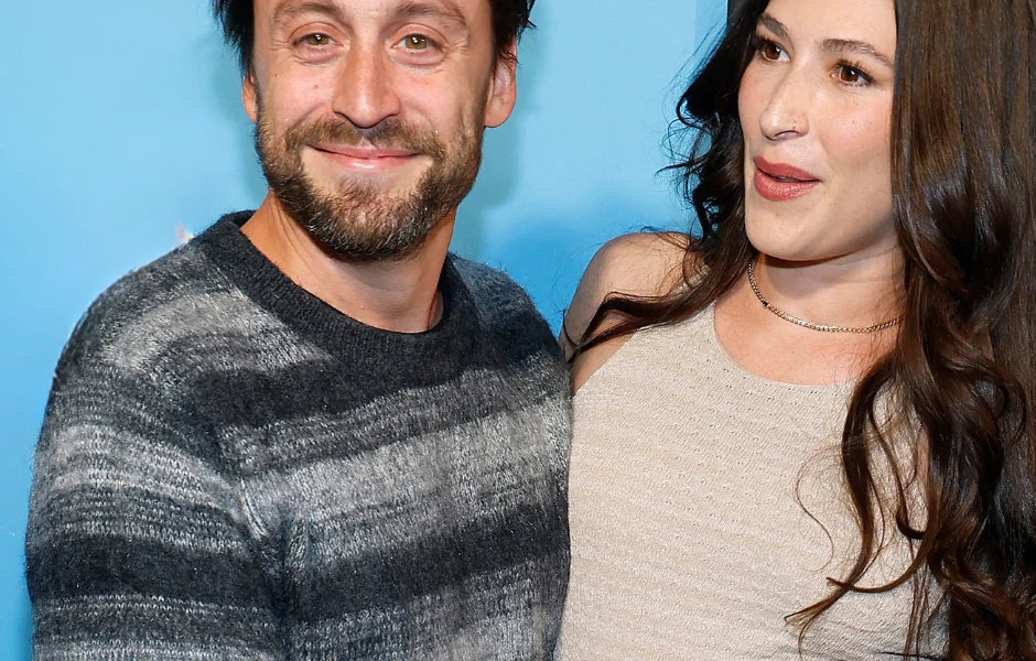 Kieran Culkin z żoną