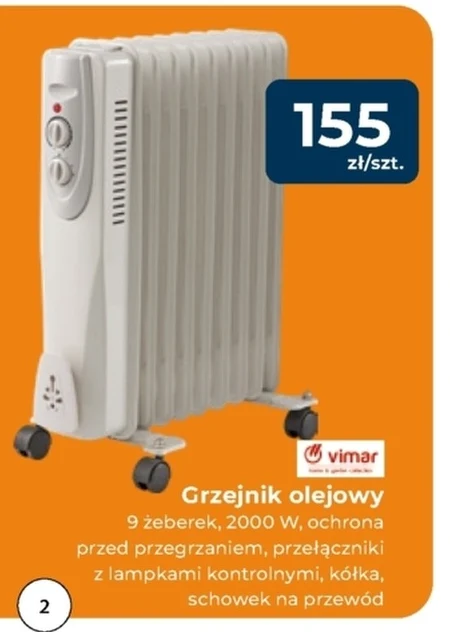 Grzejnik elektryczny Vimar