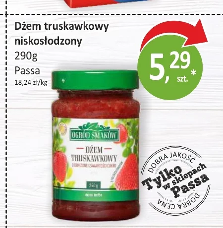 Dżem niskosłodzony Passa